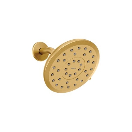 Moen Verso 8-Function 6in Diameter Eco-Performance Rainshower in Brushed Gold 220R7EPBG